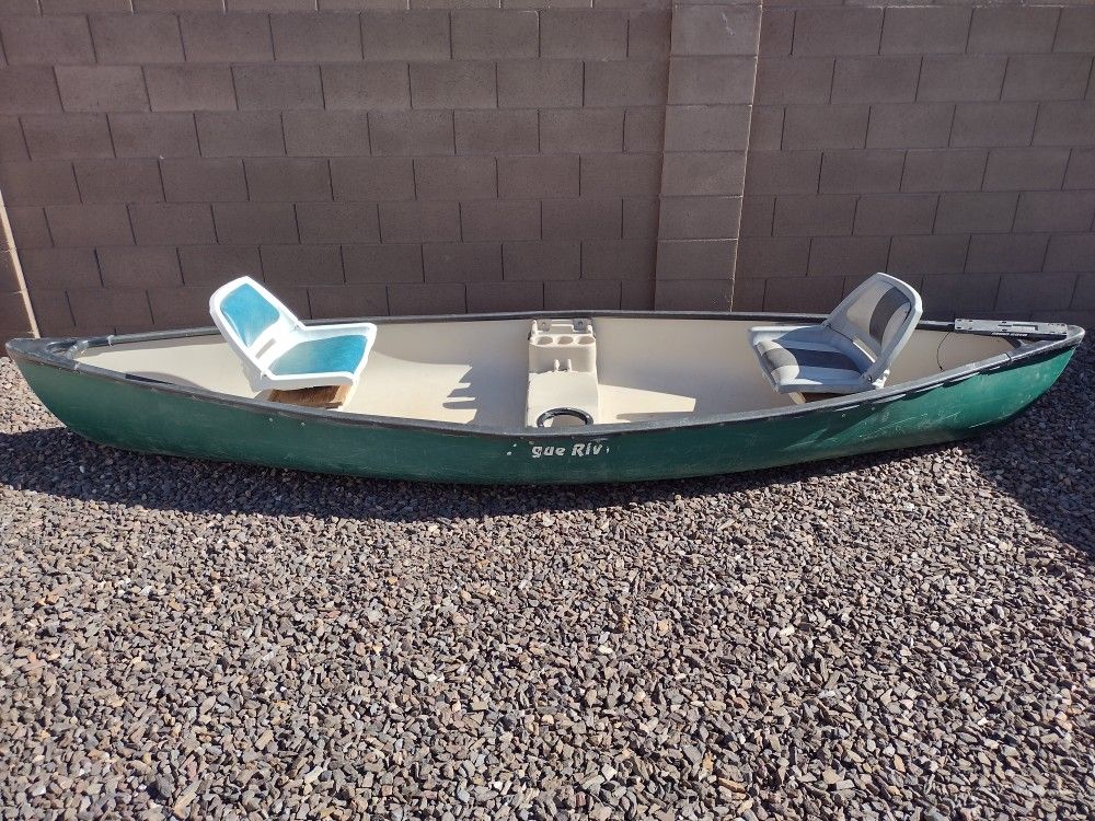 Canoe with Outboard Motor