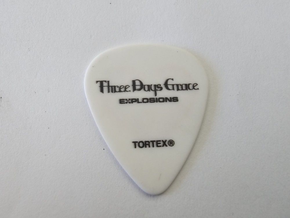 Official Three Days Grace Explosions Guitar Tour Pick