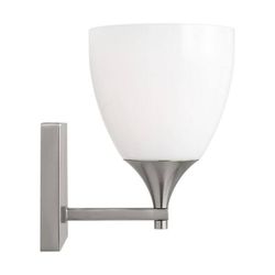 Toffino Light Brushed Steel Bathroom Wall Sconce