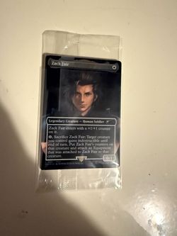 Zack fair promo card