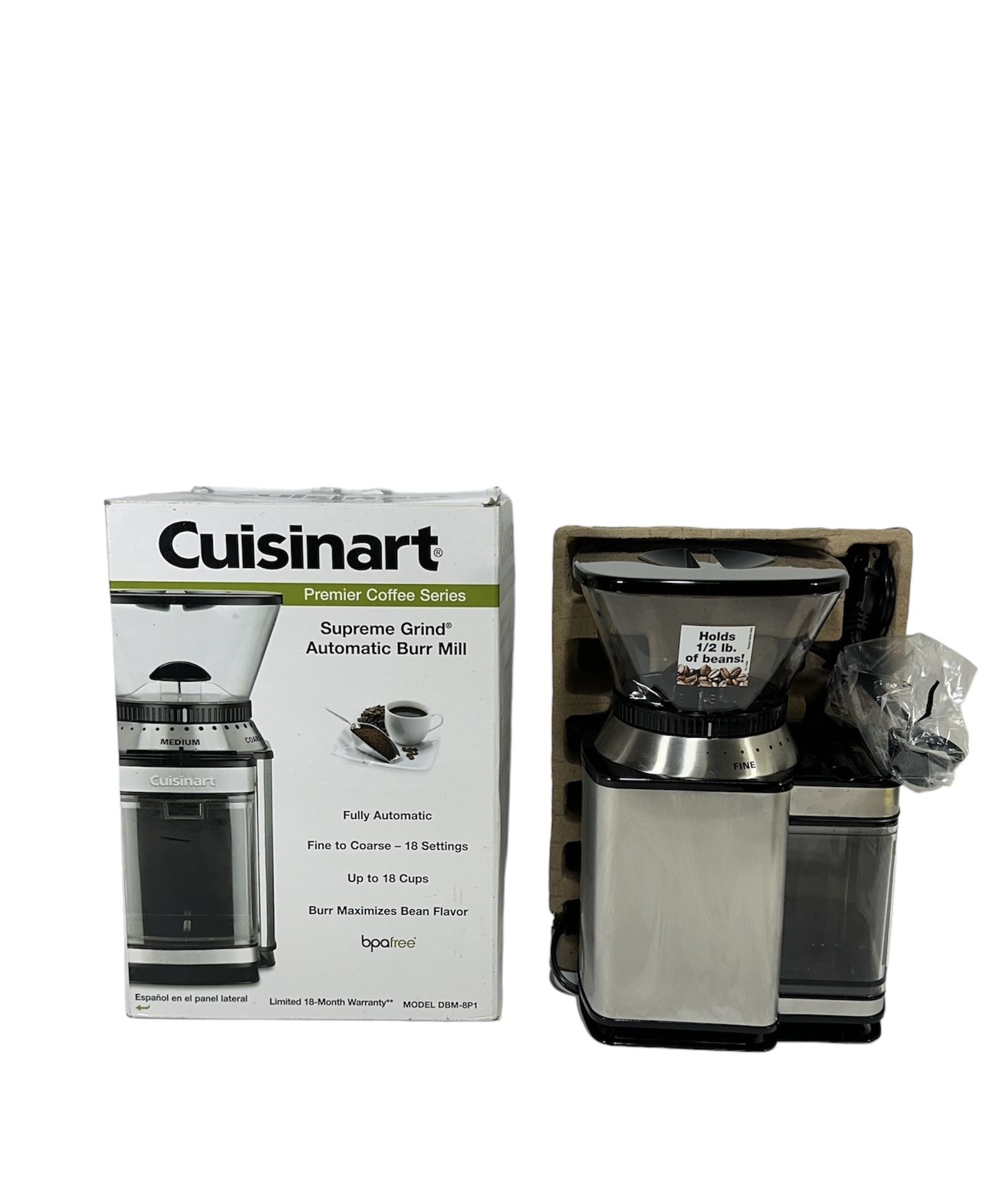 Cuisinart DBM-8 Supreme Grind Automatic Burr Mill ~ Premier Coffee Series