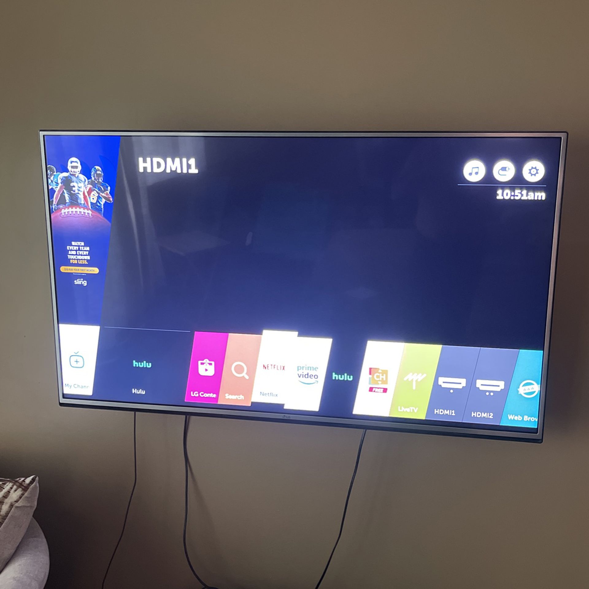LG 55” Inches Smart TV 