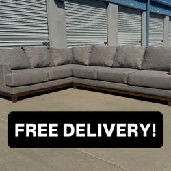 FREE DELIVERY || Mor Furniture 2Pc L Shaped Sectional