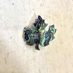 Abalone Leaf Pin 