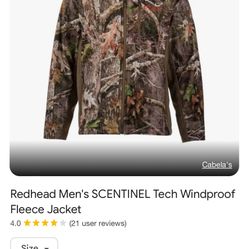 Redhead Men's SCENTINEL Tech Windproof Fleece Jacket