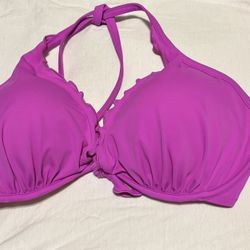 NEW Victorias Secret Bikini Top 38DD Tie Purple