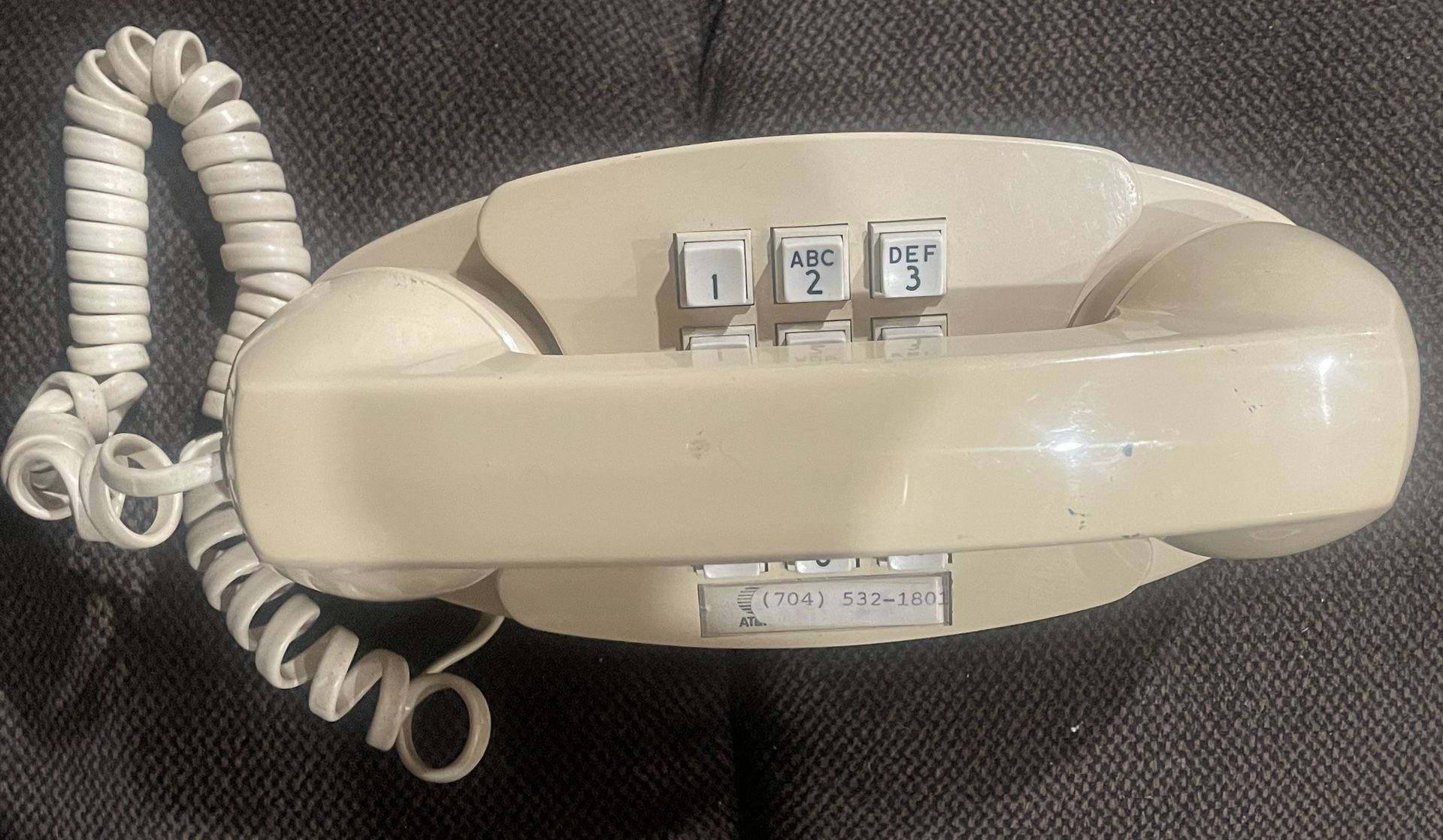 Bell Western Electric/AT&T Princess Phone 2702 BM Push Button Touch Tone IVORY
