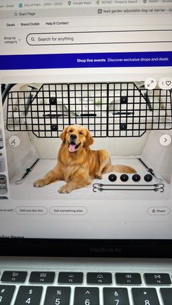 Adjustable dog car barrier