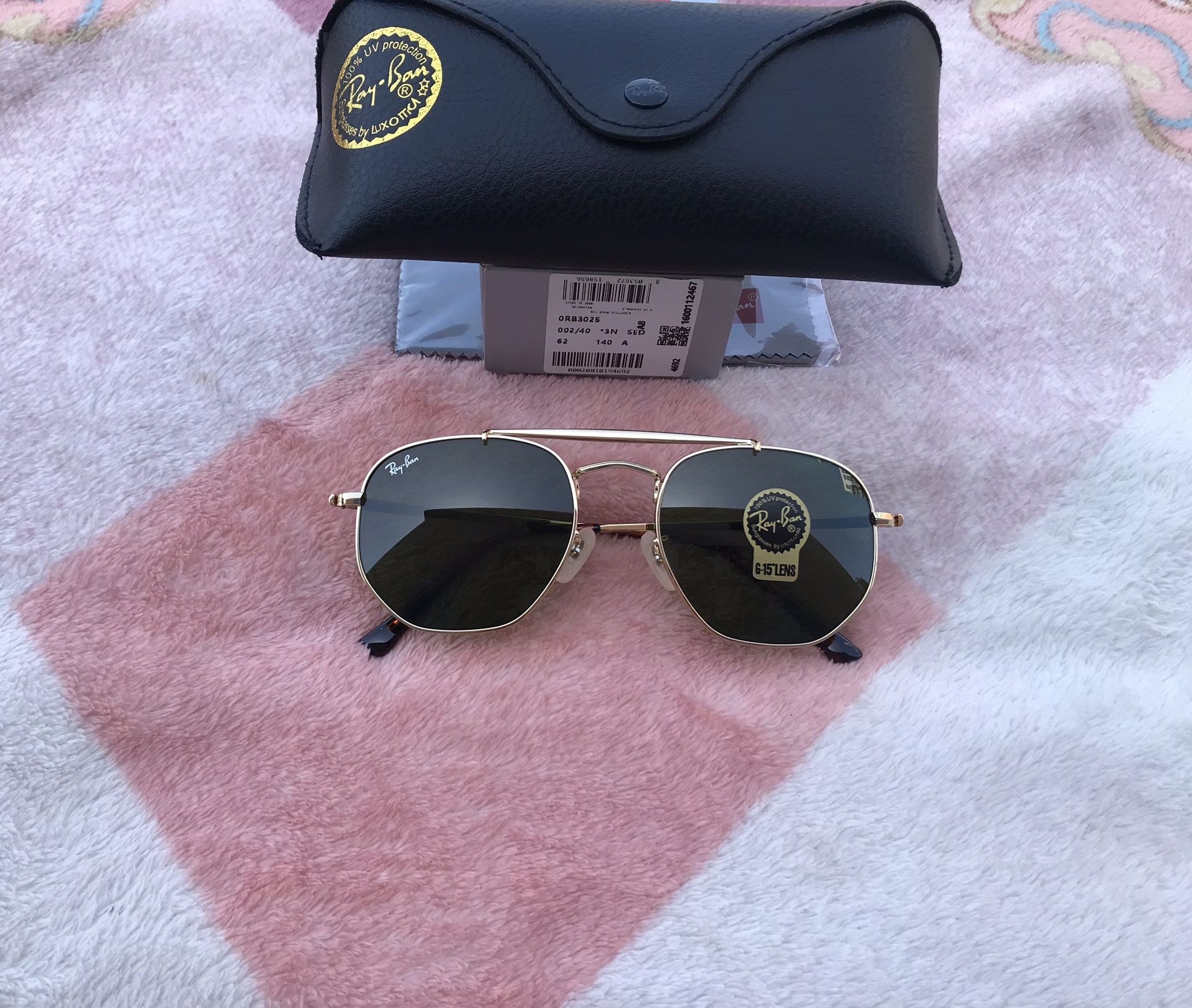 Green Lenses Unisex Sunglasses 3648 Marshal