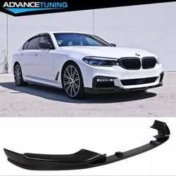 (New) 17-20 BMW G30 M-Tech M Sport MP Style Front Bumper Lip glossy black Bmw 530/535/540/m550