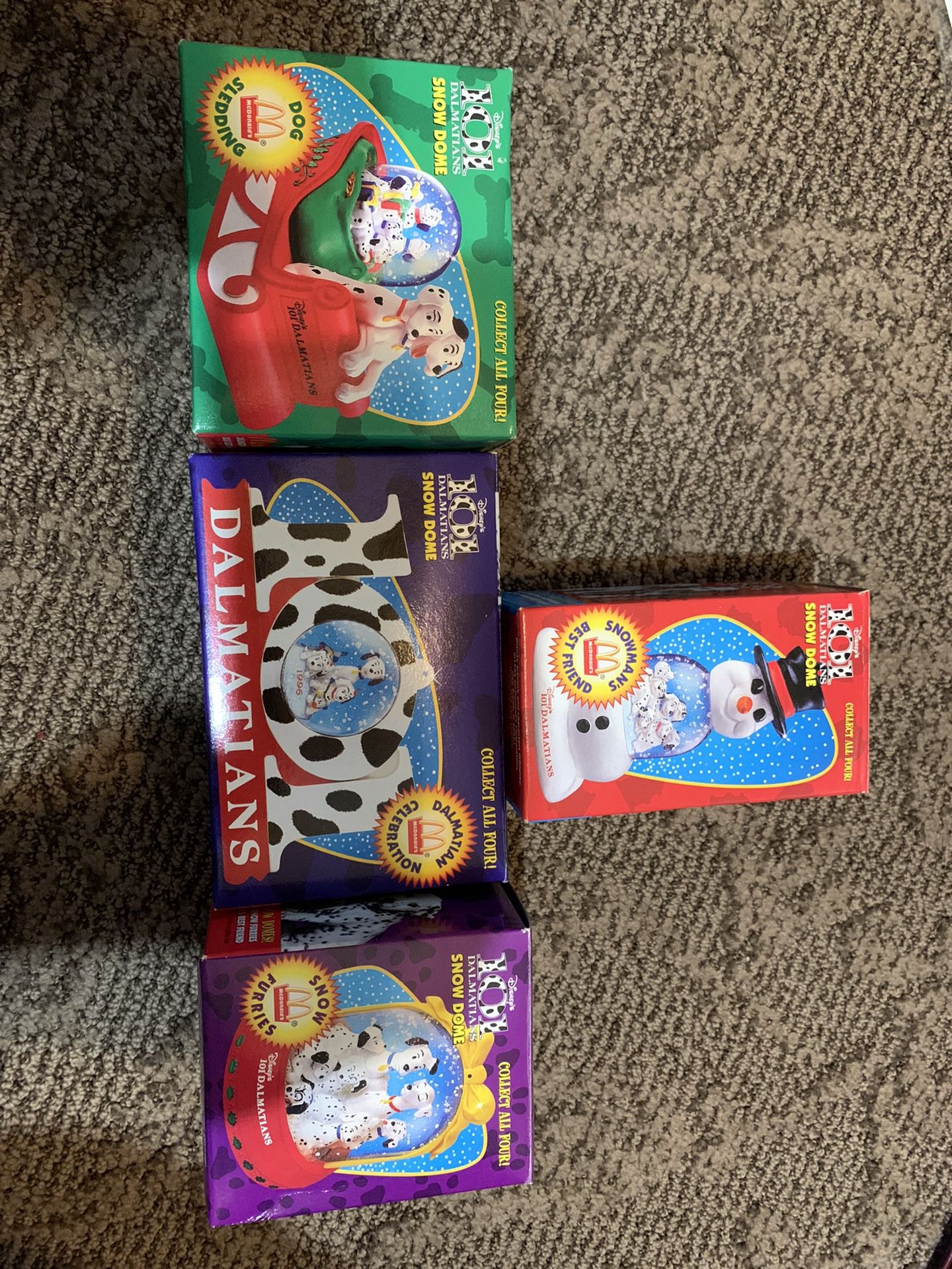 McDonald’s 1998 snow dome collection next