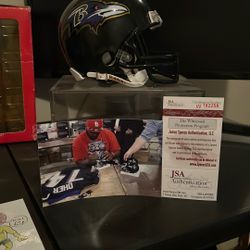 Michael Oher Signed Mini Helmet