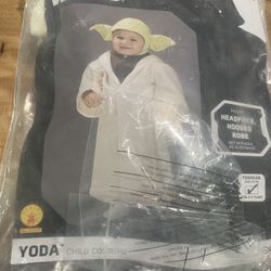Yoda Child Costume Complete Size 3t-4t