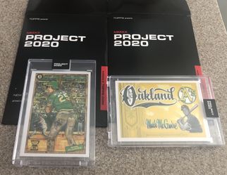 Oakland Athletics Mark McGwire - Lot of 2 - Topps Project 2020