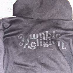 Black Sweater Hoodie Humble Religion