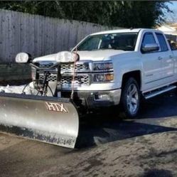 2014 Chevy Silverado LTZ With Boss Plow 