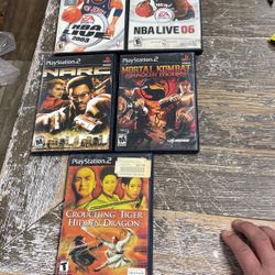 Ps2 Games Lot $ 50 For All 5 