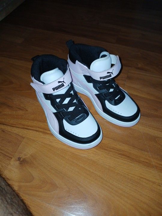 Girls Pink Puma Shoes