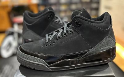 Air Jordan Retro 3 Black Cat Size 8.5