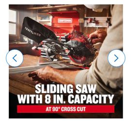Craftsman 18V 7 1/4 sliding compound miter saw