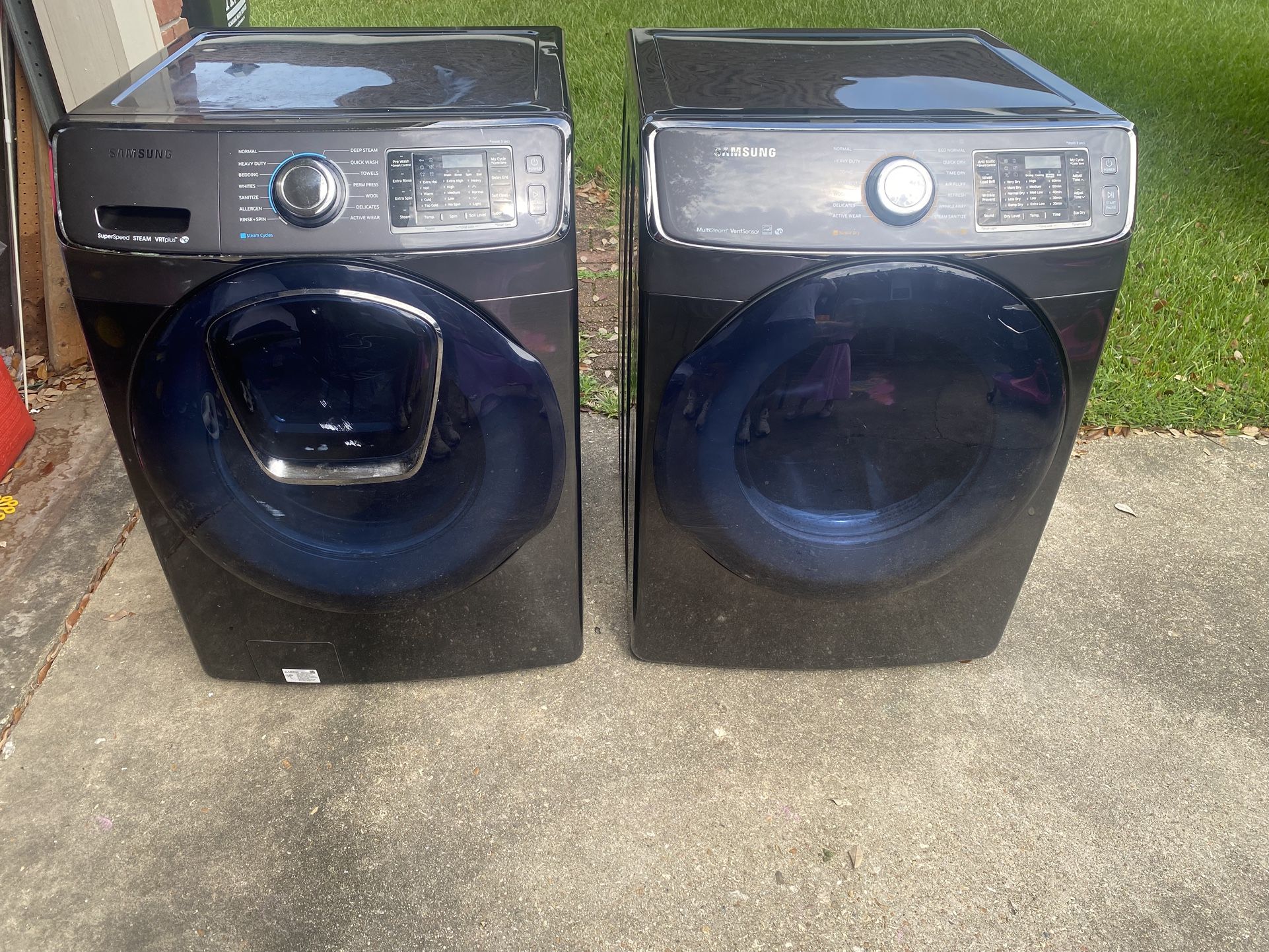 Samsung Front Loading Washer And Electric Dryer