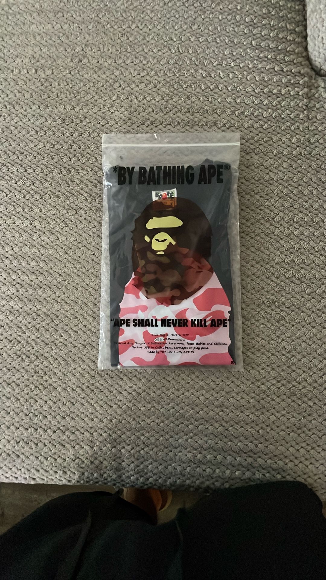 Bape Pink Camo Size M Shirt