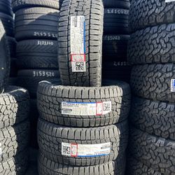 265/50/20 New Falken AT Trail Tires installed and balanced in
