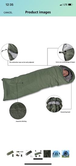 Indoor/outdoor sleeping bag