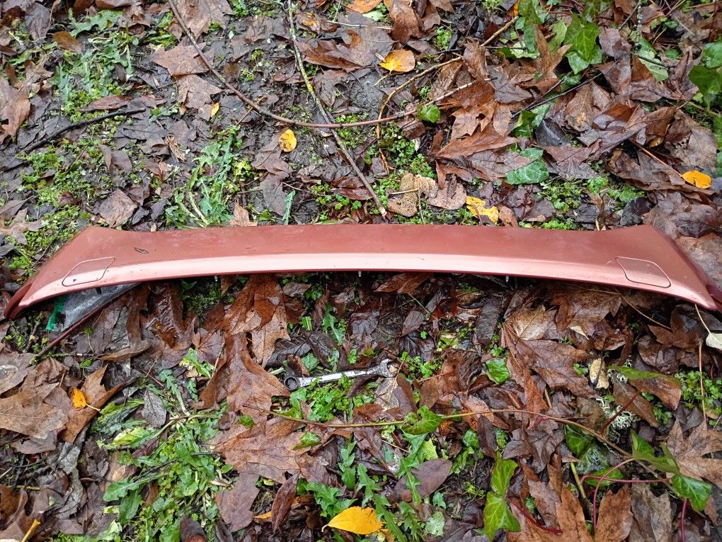 Honda Fit Jazz Sport Orange Metallic Rear Tailgate Spoiler Wing