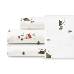 BRAND NEW Eddie Bauer Queen Cotton Percale Sheet Set