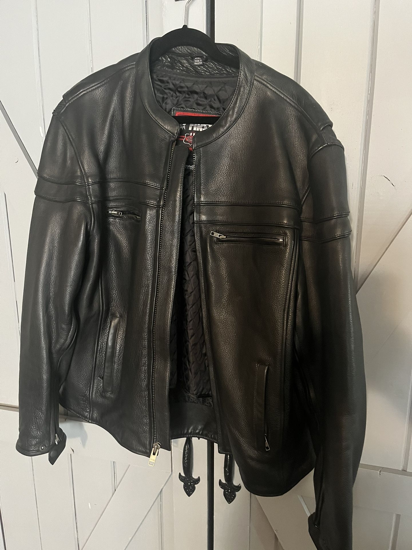 Men’s Leather Motorcycle Jacket