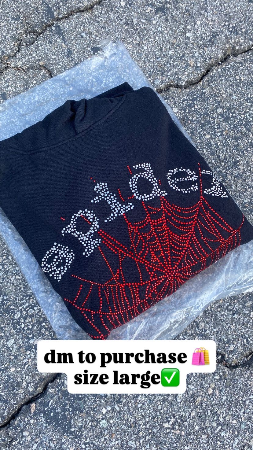 Rhinestone Sp5der Hoodie