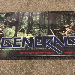 Generals Board Game Vtg Rare Strategy War 