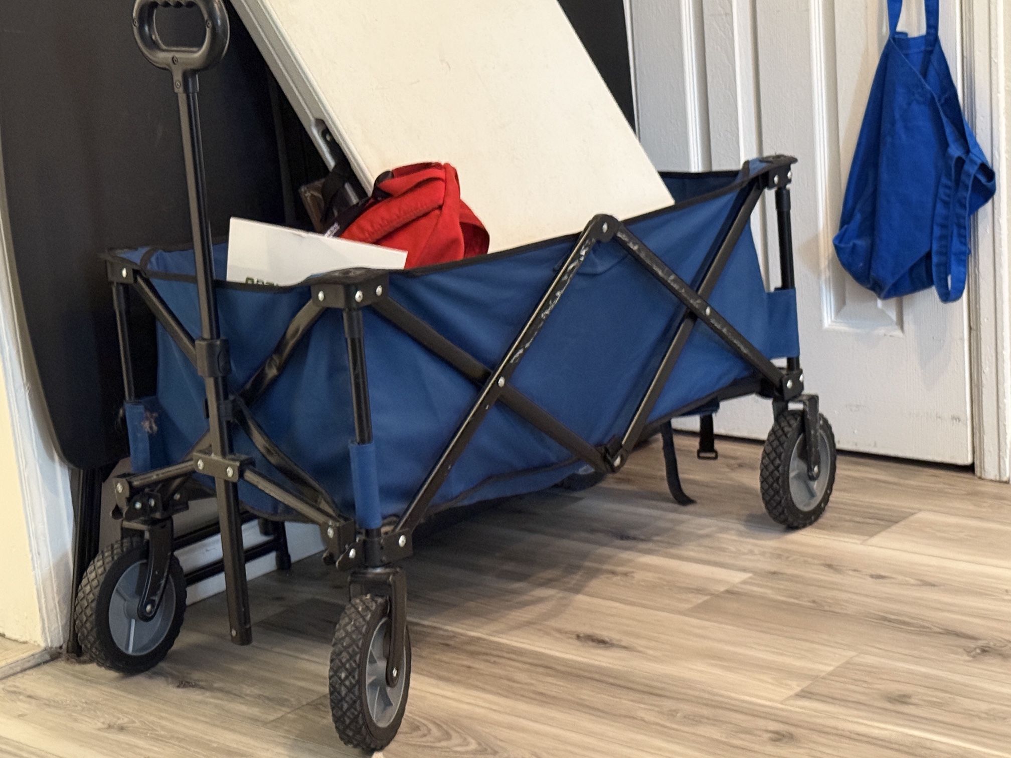 Blue Wheel Wagon