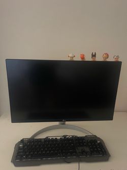 LG Monitor and  keyboard