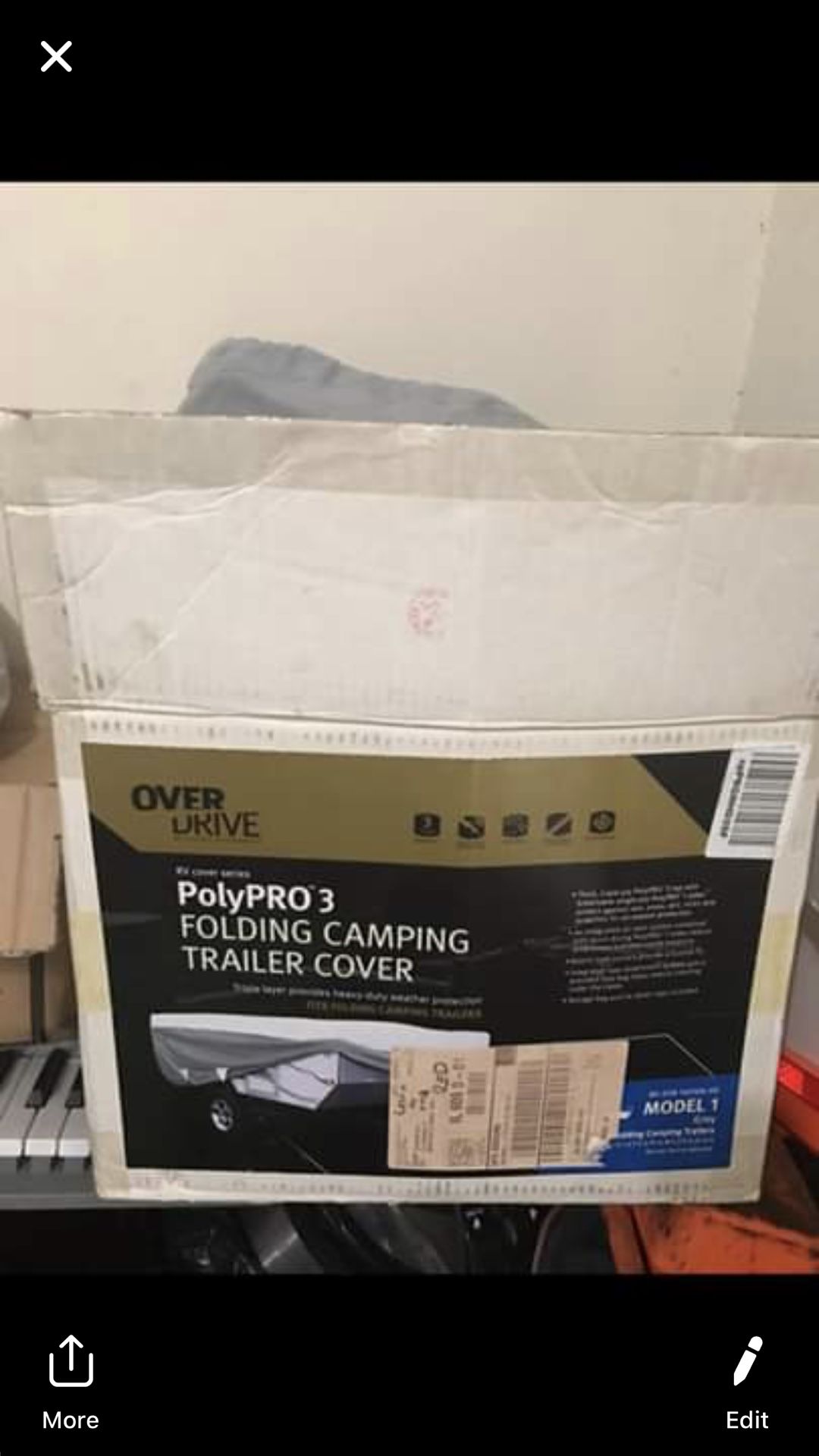 Camper weather cover