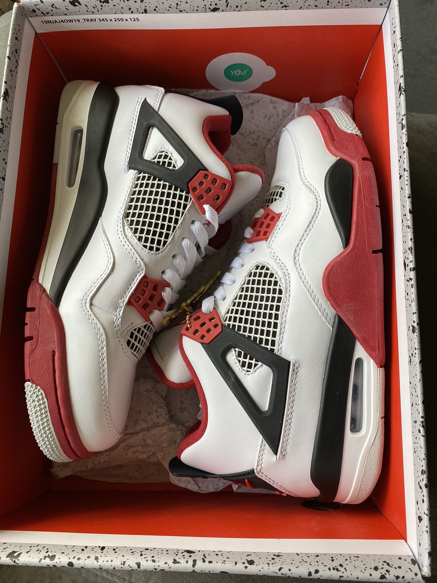 Jordan 4 Retro Fire Red (2020) Size 8 Men’s