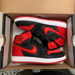 Ds Air Jordan Satin Bred 1s Size 12c