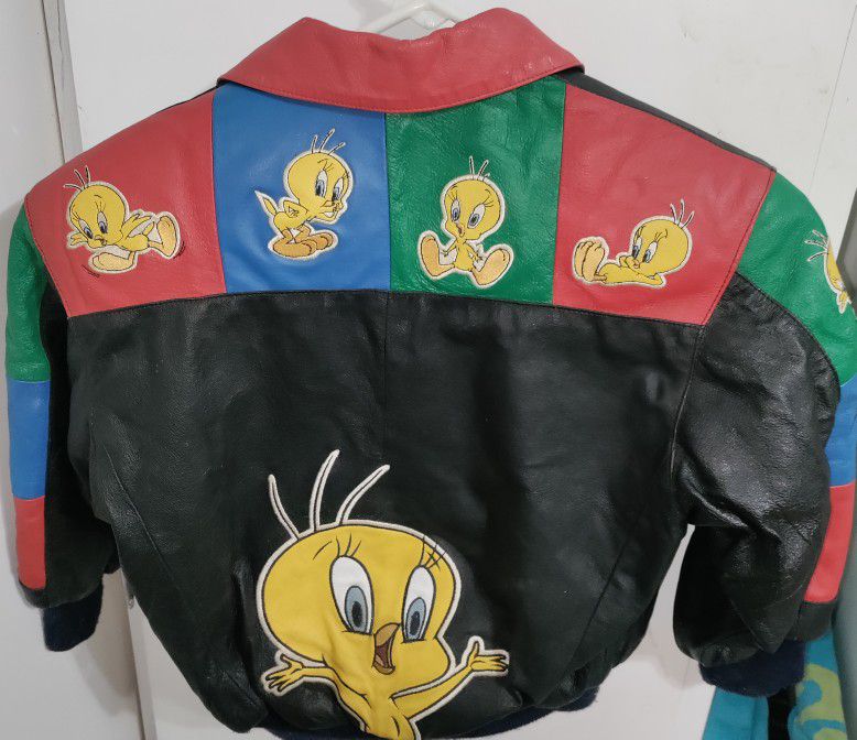 Tweety Bird Leather Jacket 