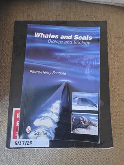Whales and seals biology and ecology