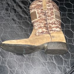 Ariat Boots American Flag On It 
