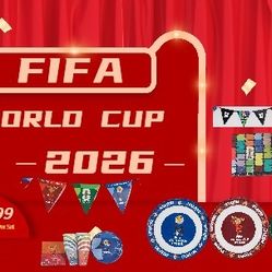 91pcs FIFA World Cup -2026 Party Set