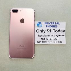 APPLE IPHONE 8 PLUS 64GB UNLOCKED. NO CREDIT CHECK $1 DOWN PAYMENT OPTION.  3 MONTHS WARRANTY * 30 DAYS RETURN * 