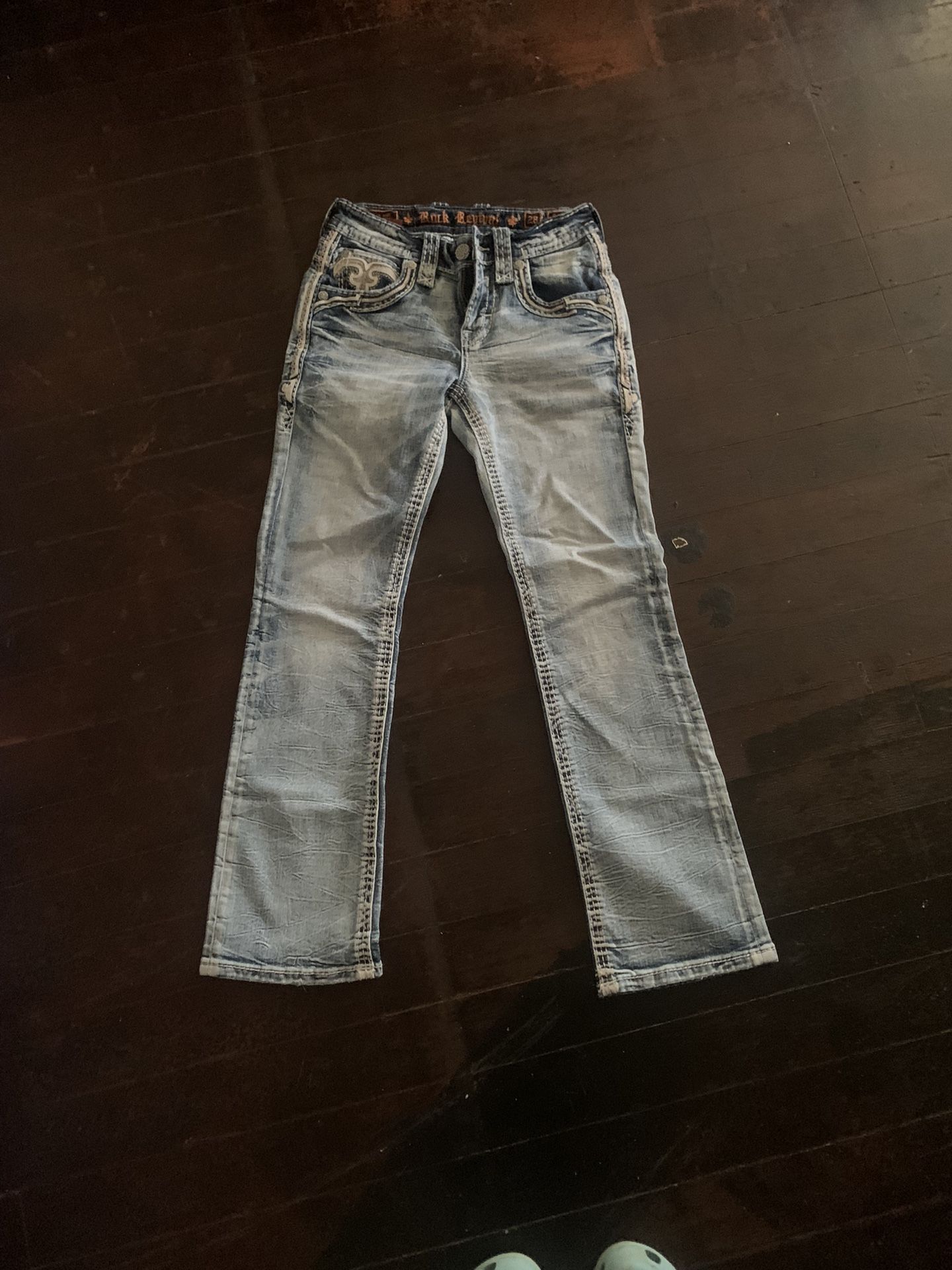 Rock Revival 28” Ashton Slim Boot Jeans