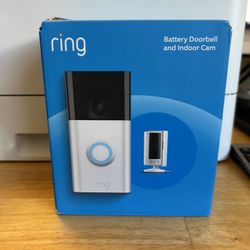 Ring Doorbell Camera + Indoor Camera BRAND NEW IN BOX 