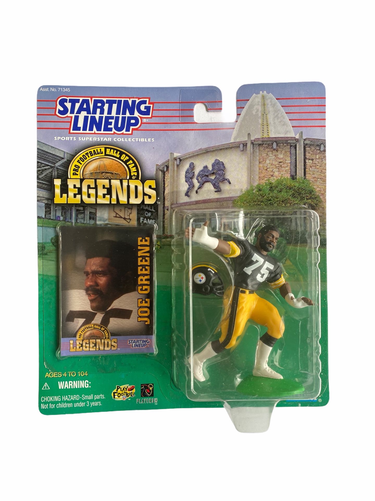 Starting Lineup Legends Mean Joe Green Action Figure Pittsburgh Steelers.