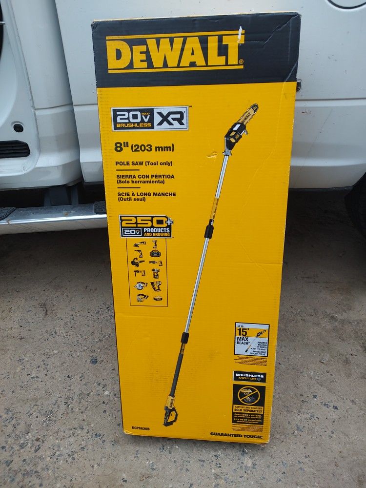 DeWalt 20v Cordless 8"in. Pole Saw.... Tool Only....