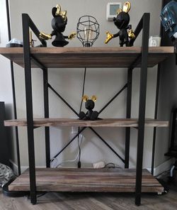 3 tier bookshelf industrial style