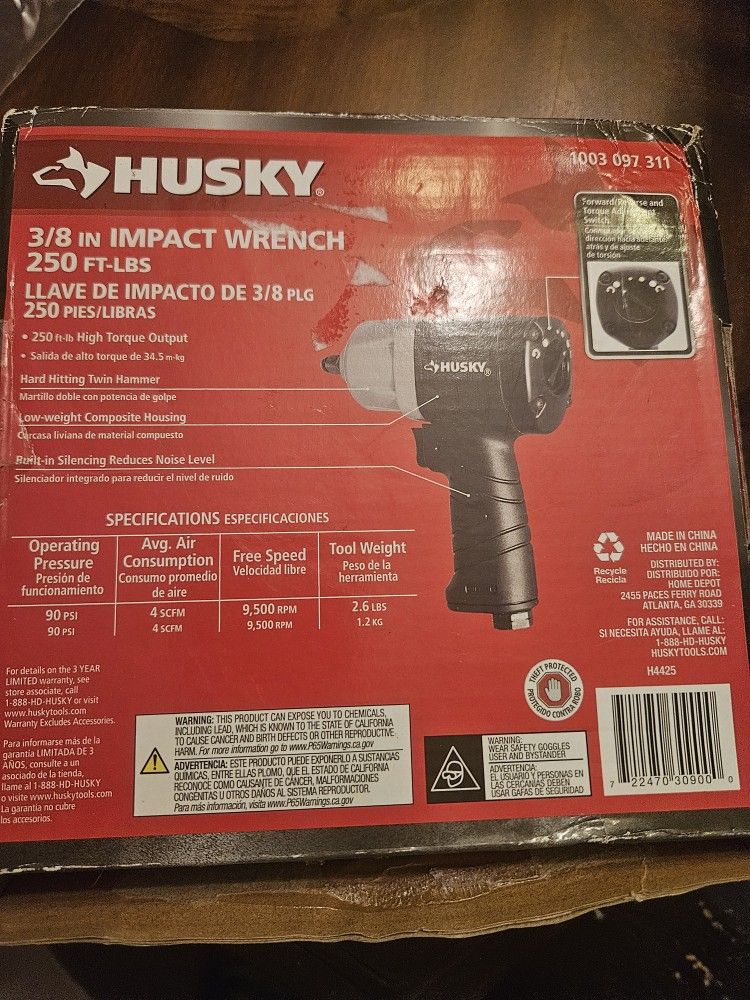 husky air impact wrench 3/8 