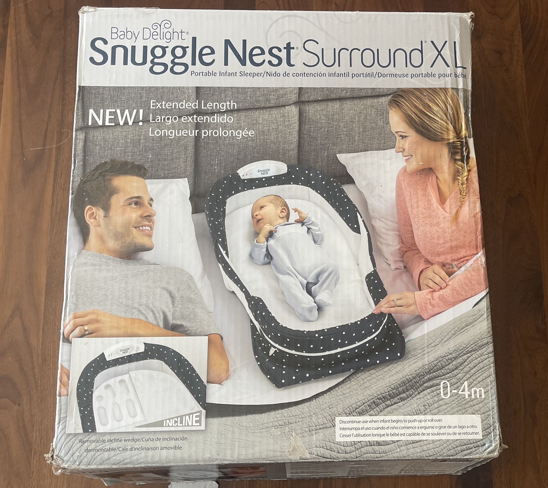 Snuggle Nest Harmony Portable Infant Sleeper w/ Light